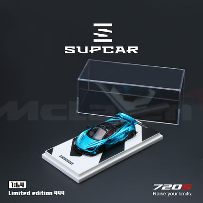 Bên hông xe McLaren 720S Bright Blue SUPCAR