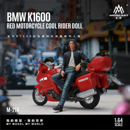BMW K1600 Red Motorcycle tỉ lệ 1:64