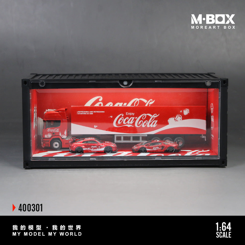 Mô hình diorama MBOX Container Coca-Cola