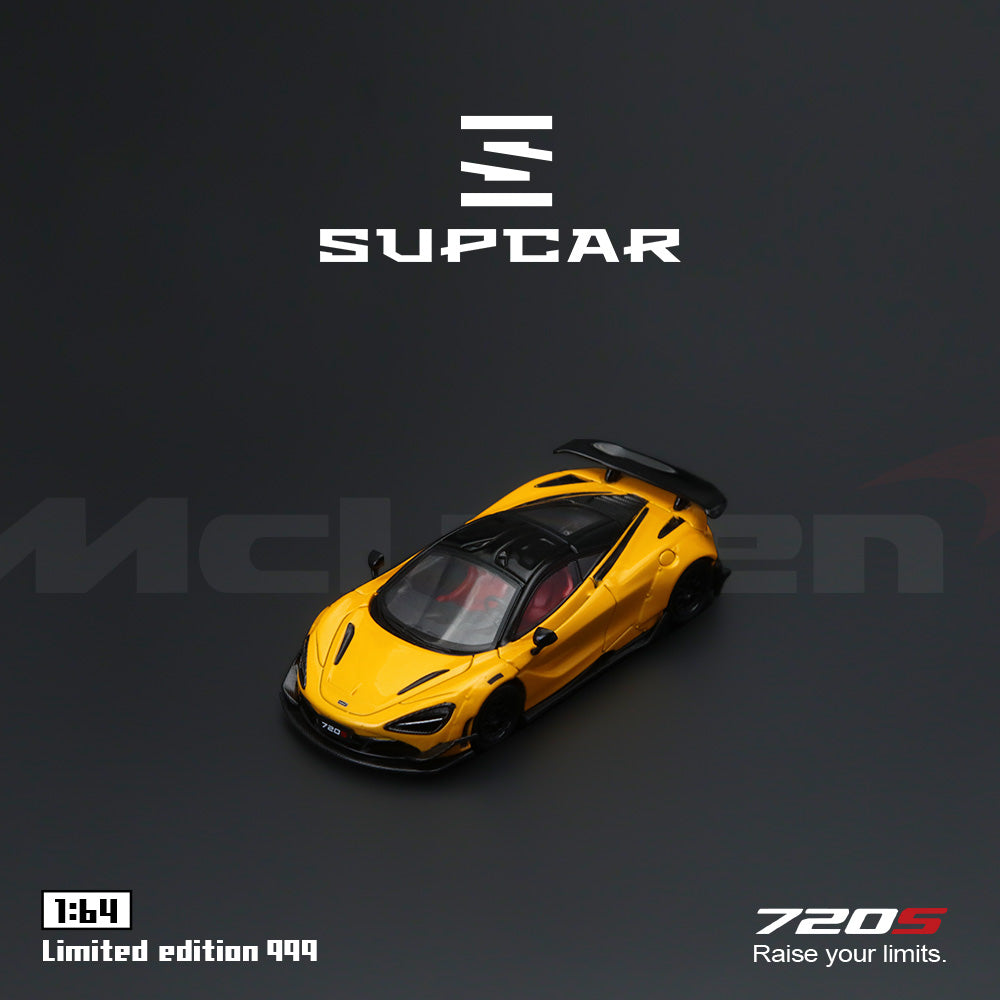 Góc trước xe McLaren 720S Volcanic Yellow
