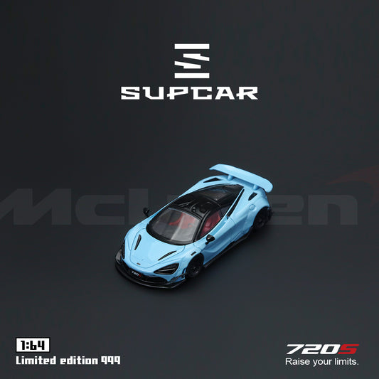 Góc trước xe McLaren 720S Sky Blue