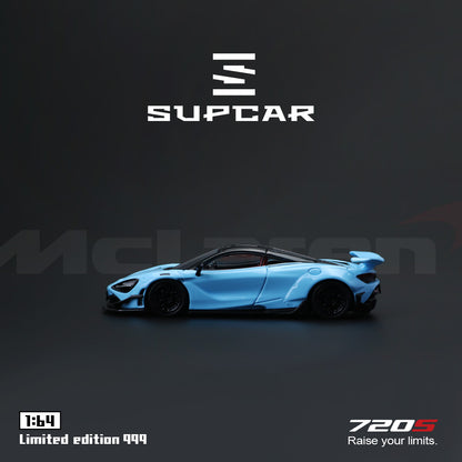 Bên hông xe McLaren 720S Sky Blue