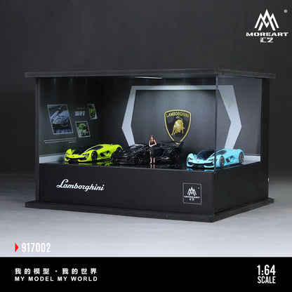 Logo Lamborghini trên showroom