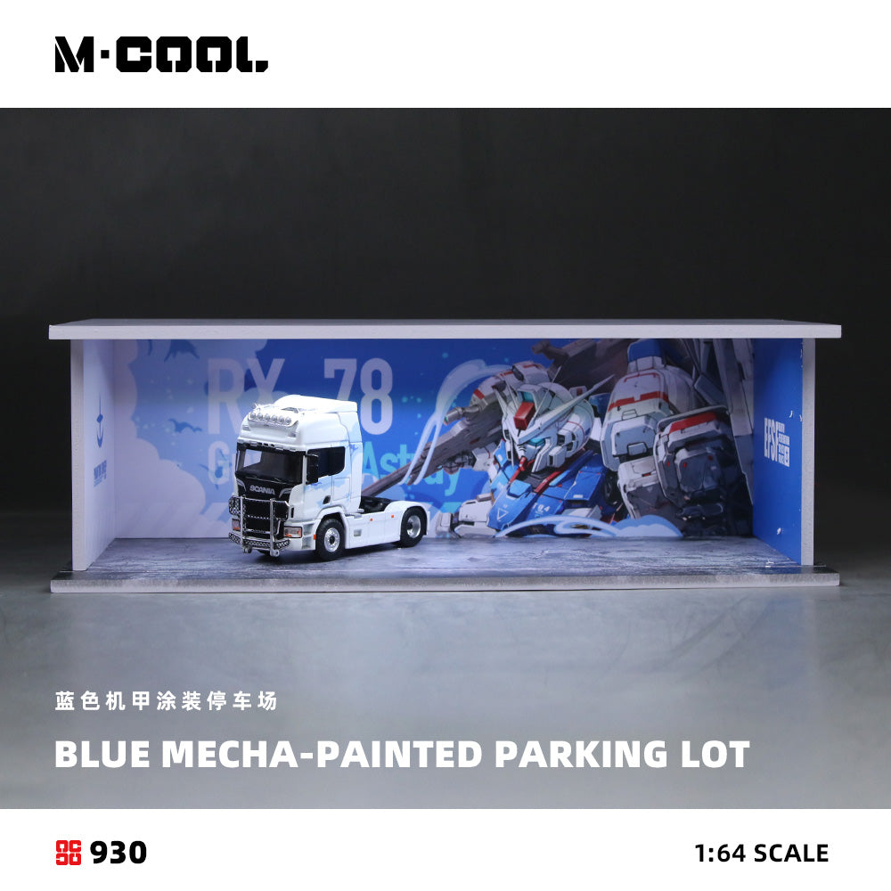 Bãi đỗ xe mecha xanh