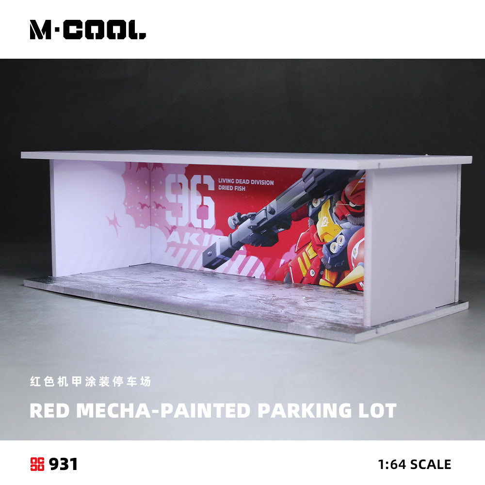 C-Red Mecha-themed Parking Lot