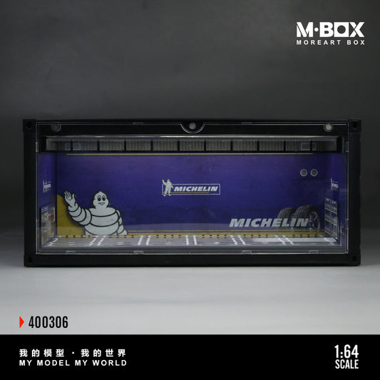 Mô hình diorama MBOX 1:64 C-Container-Michelin Scene Edition