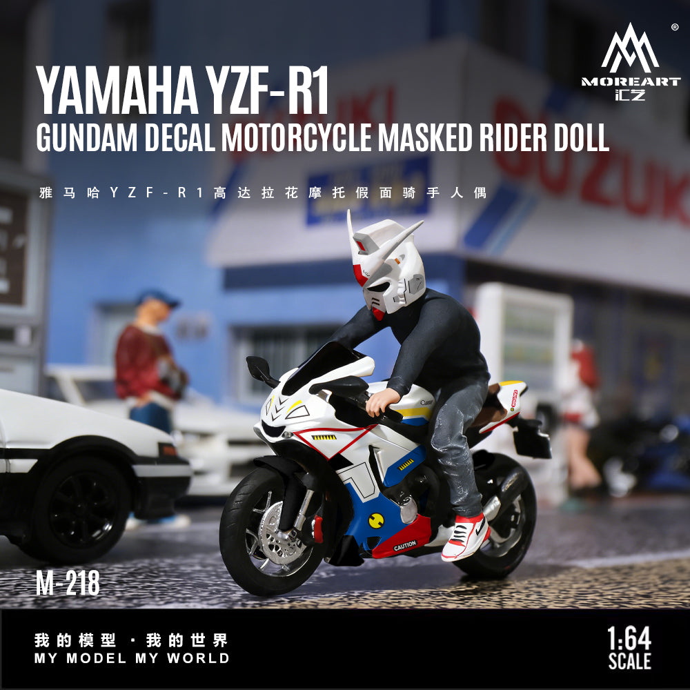 Mô hình diorama MOREART 1:64 Yamaha YZF-R1
