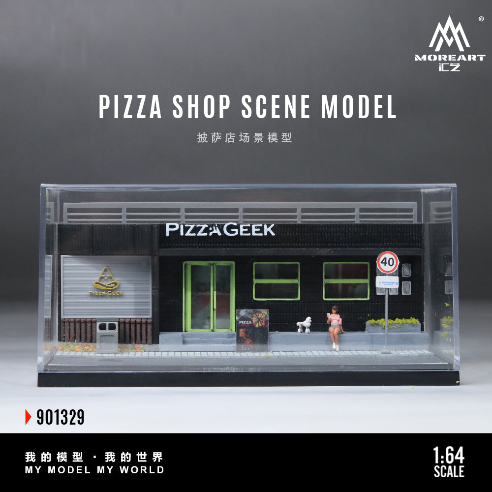 Mô hình diorama MOREART Pizza Shop 1:64