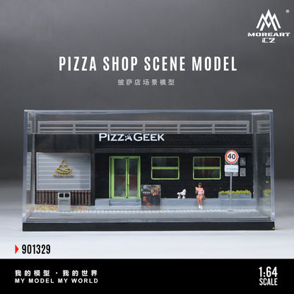 Mô hình diorama MOREART Pizza Shop 1:64