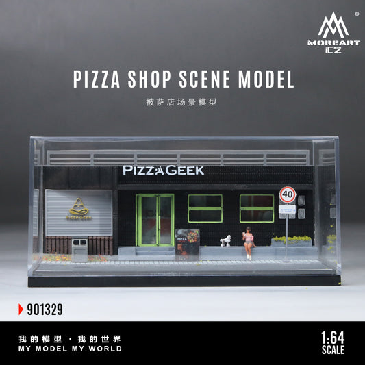 Mô hình diorama MOREART Pizza Shop 1:64