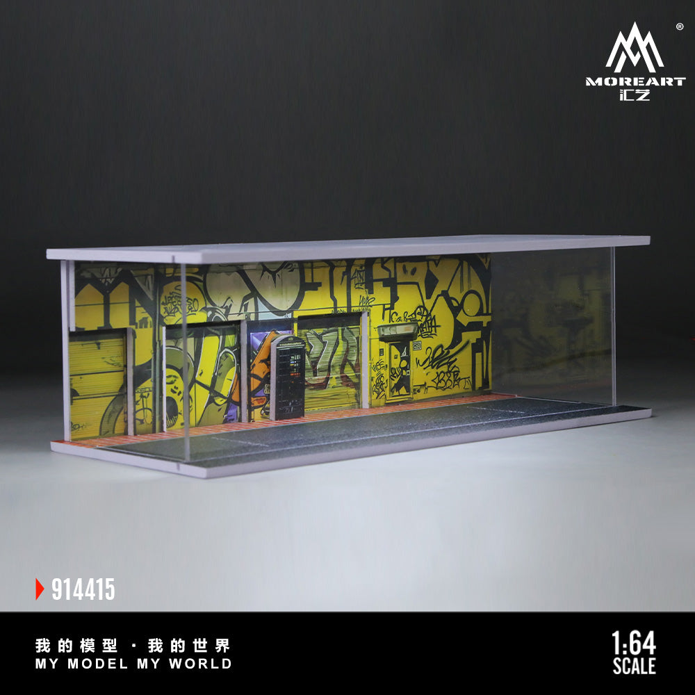 Mô hình diorama MOREART Street Graffiti 1:64