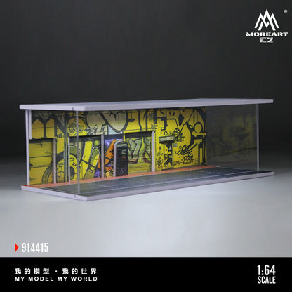 Mô hình diorama MOREART Street Graffiti 1:64