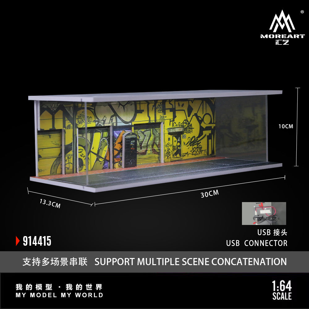 Mô hình đường phố Graffiti mini