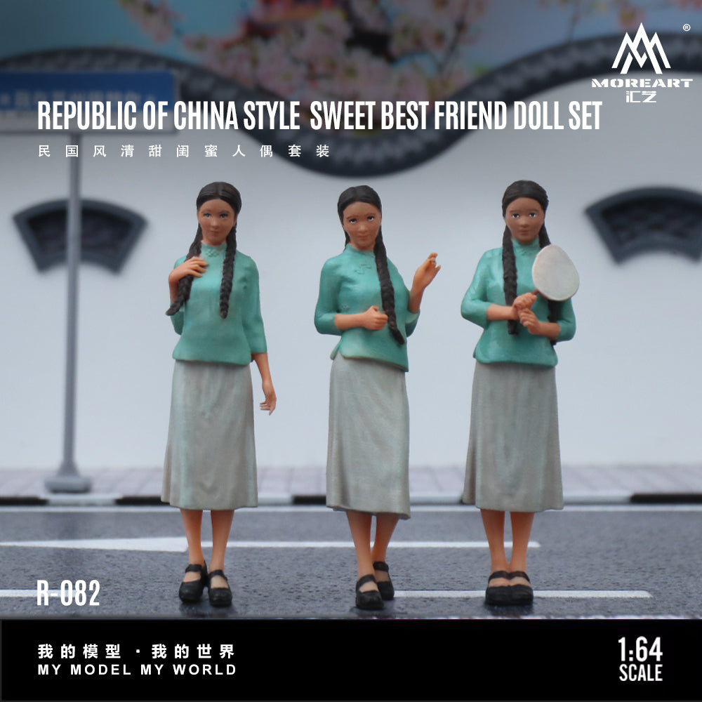 Mô hình diorama MOREART Sweet Best Friend tỉ lệ 1:64