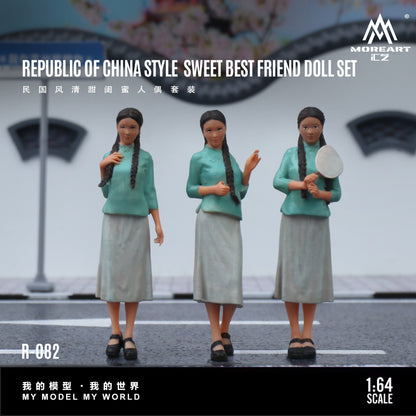 Mô hình diorama MOREART Sweet Best Friend tỉ lệ 1:64
