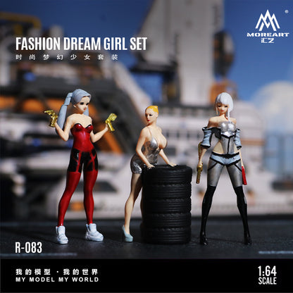 Mô hình diorama MOREART Fashionable and Dreamy Girl Set