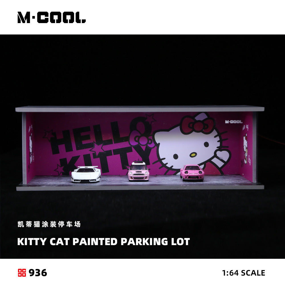 Bãi đỗ xe có đèn Hello Kitty