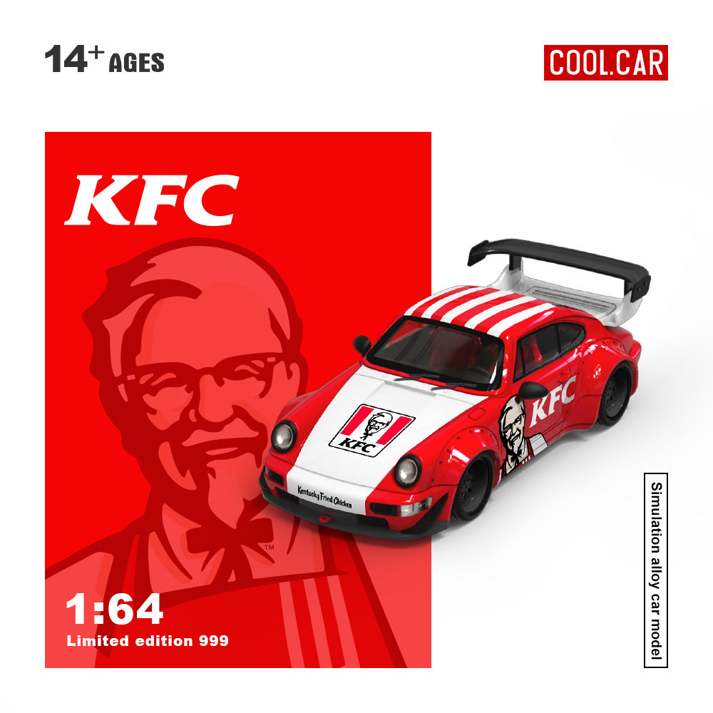 [PRE-ORDER] Mô hình xe COOL CAR 1:64 Porsche 964-KFC Livery CC640884