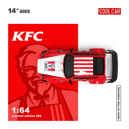 [PRE-ORDER] Mô hình xe COOL CAR 1:64 Porsche 964-KFC Livery CC640884