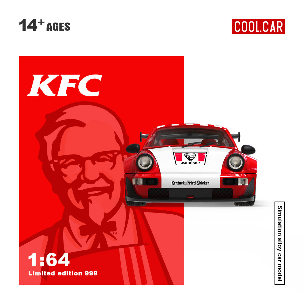 [PRE-ORDER] Mô hình xe COOL CAR 1:64 Porsche 964-KFC Livery CC640884