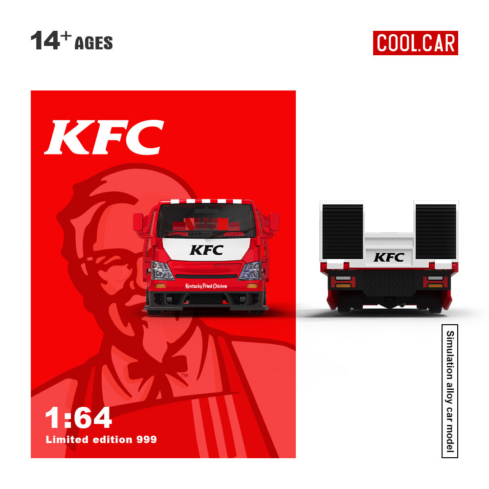 Logo KFC trên xe