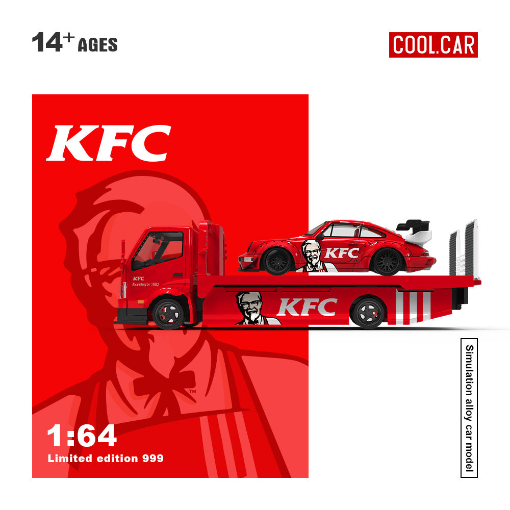 Thùng xe và logo KFC