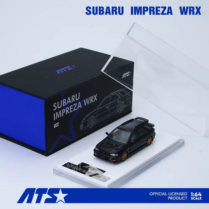 [PRE-ORDER] Mô hình xe ATS 1:64 Subaru Impreza WRX-Black 881505