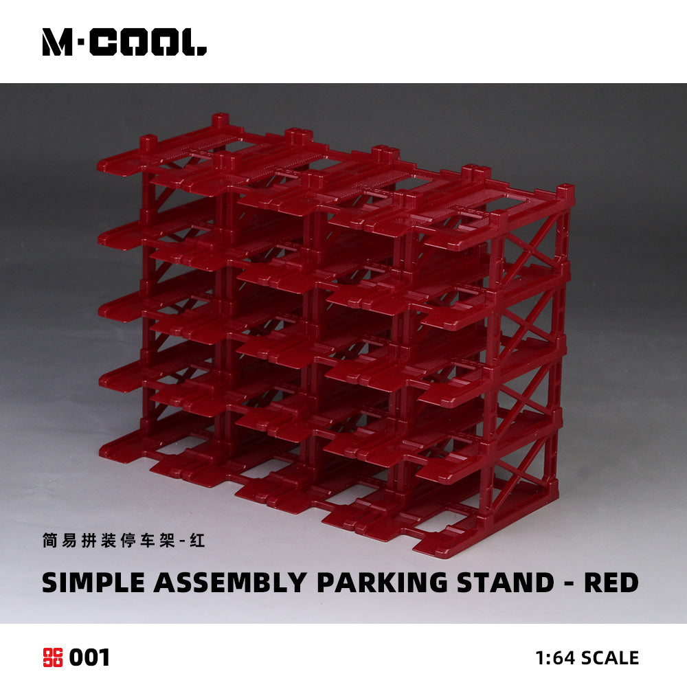 Diorama M-COOL A-Easy Assembled Parking Rack-Red