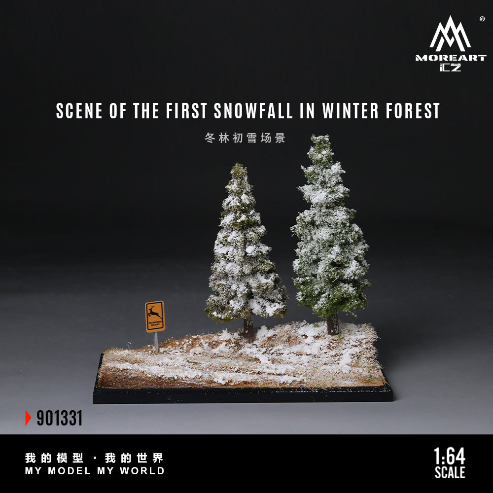 Diorama Winter Forest 1:64
