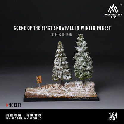 Diorama Winter Forest 1:64