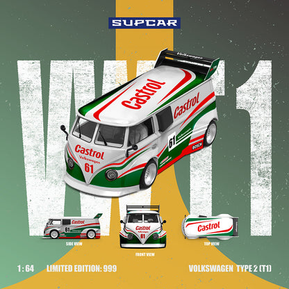 SUPCAR SC642951 - Mô hình xe Volkswagen T1 Castrol