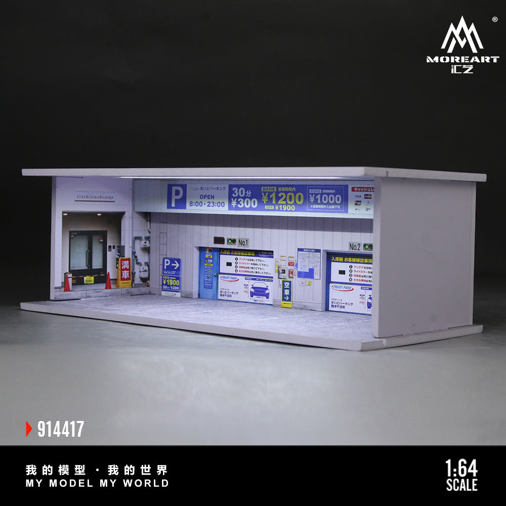 Bãi đỗ xe ngầm tỉ lệ 1:64