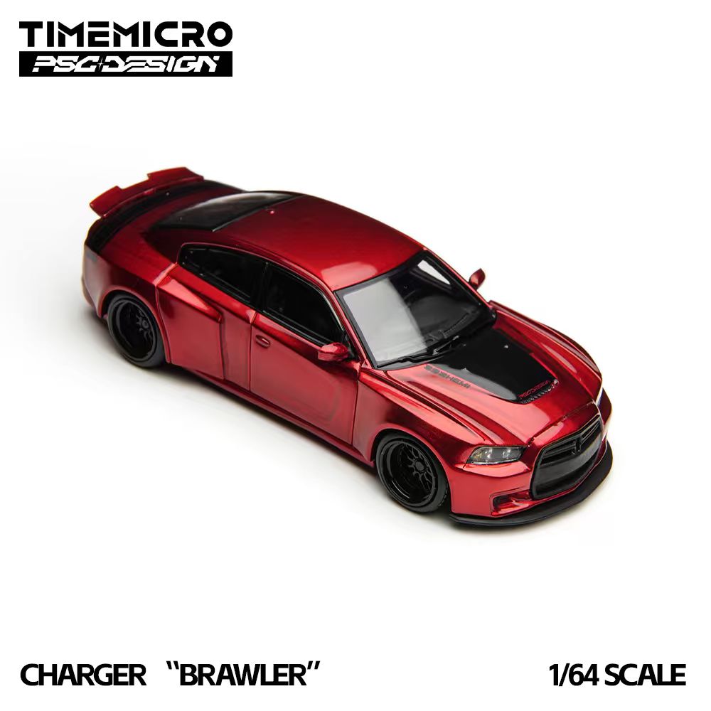 Mô hình xe TIME MICRO 1:64 Charger Brawler Red