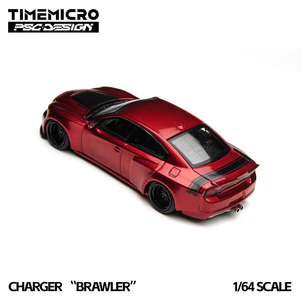 Mô hình xe Charger Brawler Red tỉ lệ 1:64