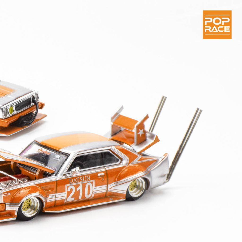 [HÀNG CÓ SẴN] Mô hình xe POPRACE 1:64 Skyline C210 Kaido Racer Bosozuku style PR640026