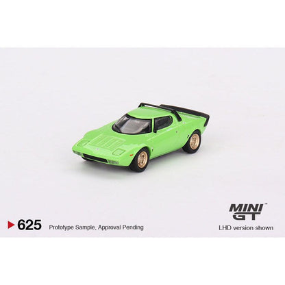 [HÀNG CÓ SẴN] Mocus Mô hình xe Mini GT 1:64 Lancia Stratos HF Stradale Verde Chiaro 625
