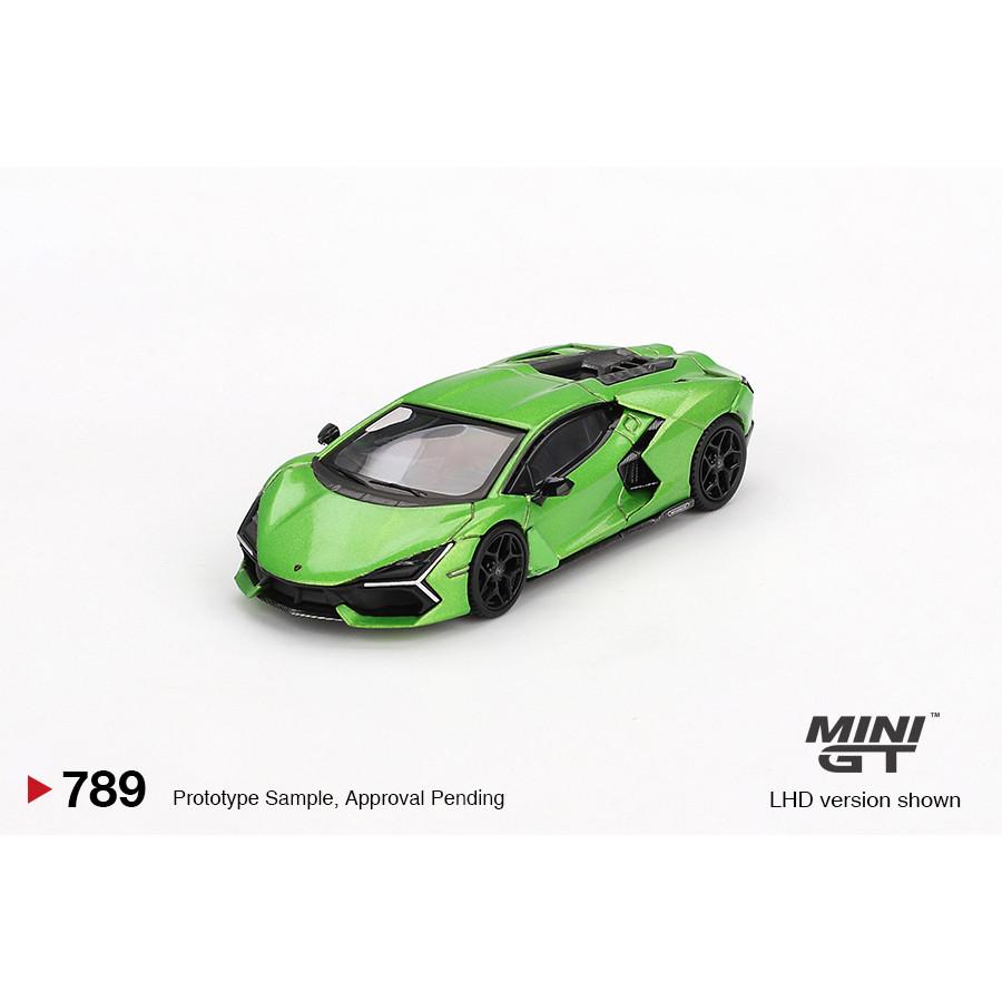 [HÀNG CÓ SẴN] Mô hình xe Mini GT 1:64 Lamborghini Revuelto Verde Selvans MGT00789
