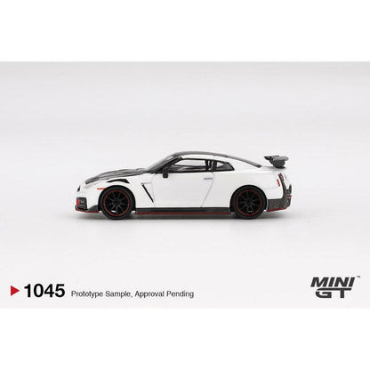 [HÀNG CÓ SẴN] Mocus Mô hình xe Mini GT 1:64 Nissan GT-R Nismo 2024 Brilliant White Pearl 1045