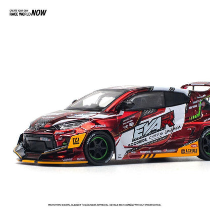 [HÀNG CÓ SẴN] Mô hình xe POPRACE 1:64 EVA RT PRODUCTION MODEL-02 GOODRIDE GR YARIS PR640126