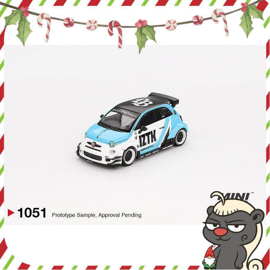 [HÀNG CÓ SẴN] Mocus Mô hình xe Mini GT 1:64 Abarth 595 LB-WORKS x Abas Works IZTK 1051