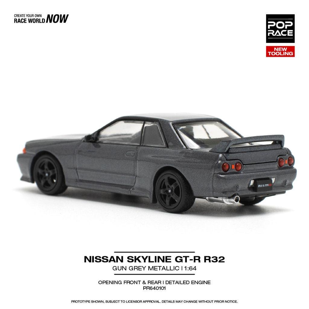 [HÀNG CÓ SẴN] Mô hình xe POPRACE 1:64 Nissan GTR R32 PR640101
