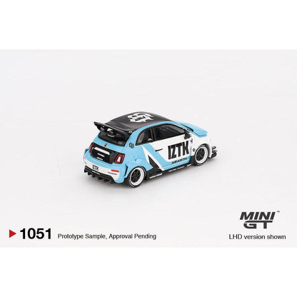 [HÀNG CÓ SẴN] Mocus Mô hình xe Mini GT 1:64 Abarth 595 LB-WORKS x Abas Works IZTK 1051