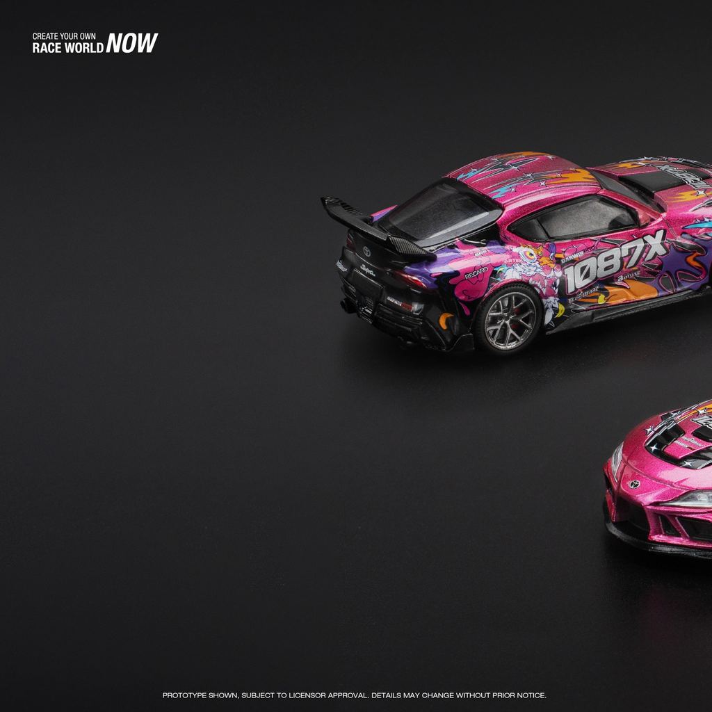 [HÀNG CÓ SẴN] Mô hình xe POPRACE 1:64 DARWIN PRO 66G WBK SUPRA (A90) 1087X LION DANCE PR640285