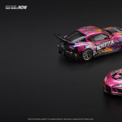 [HÀNG CÓ SẴN] Mô hình xe POPRACE 1:64 DARWIN PRO 66G WBK SUPRA (A90) 1087X LION DANCE PR640285