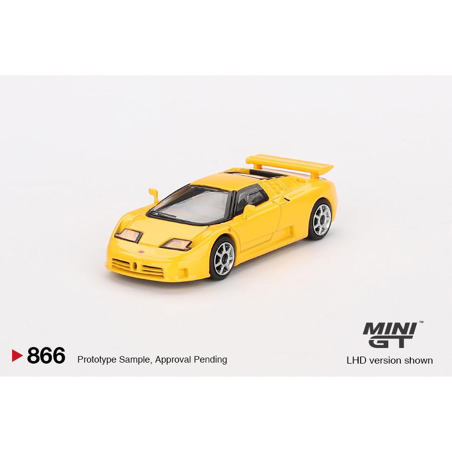 [HÀNG CÓ SẴN] Mô hình xe Mini GT 1:64 Bugatti EB110 Super Sport Giallo Bugatti MGT00866
