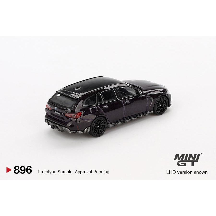 [HÀNG CÓ SẴN] Mocus Mô hình xe Mini GT 1:64 BMW M3 M Performance Touring Daytona Violet 896