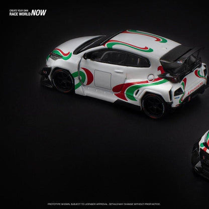 [HÀNG CÓ SẴN] Mô hình xe POPRACE 1:64 PANDEM GR YARIS - RALLY LIVERY PR640136