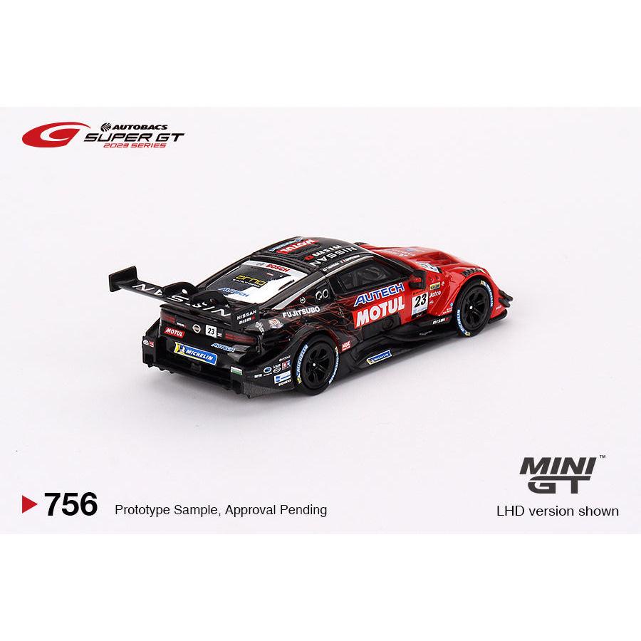 [HÀNG CÓ SẴN] Mocus Mô hình xe Mini GT 1:64 Card Nissan Z GT500 #23 "MOTUL AUTECH Z" NISMO 2023 SUPER GT SERIES 756