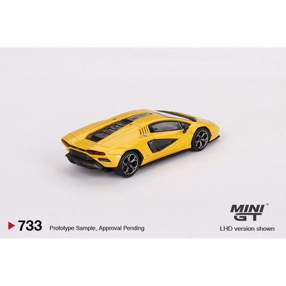 [HÀNG CÓ SẴN] Mô hình xe Mini GT 1:64 Lamborghini Countach LPI 800-4 New Giallo Orion MGT00733