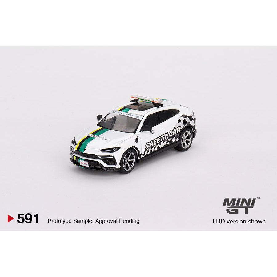 [HÀNG CÓ SẴN] Mocus Mô hình xe Mini GT 1:64 Lamborghini Urus 2022 Macau GP Official Safety Car 591